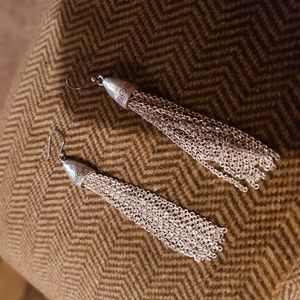 Silver Tassle Earrings